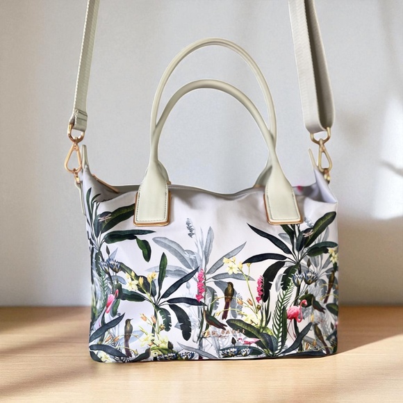 Ted Baker Handbag with shoulder strap - Pistachio, Flamingo, Jungle design - Picture 1 of 4